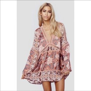Love and Lemons Boho mini dress